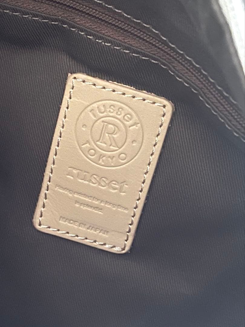 russet ラウンド　ボアショルダーバッグ 2way