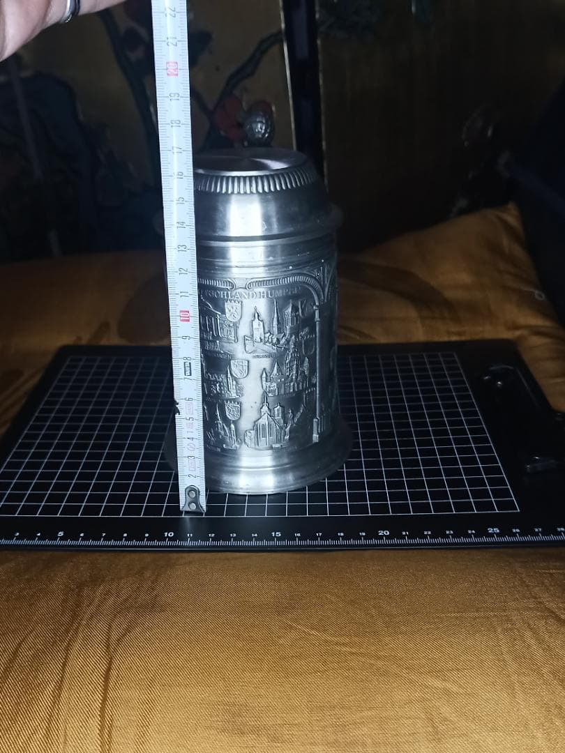 ドイツ製　ZINN BECKER　ピューター　ビアジョッキ