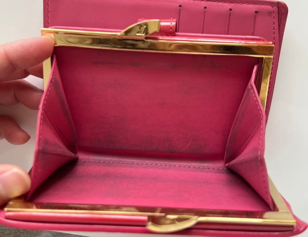 美品！ルイヴィトン　ヴェルニ　ポルトフォイユ　ヴィエノワ　がま口財布