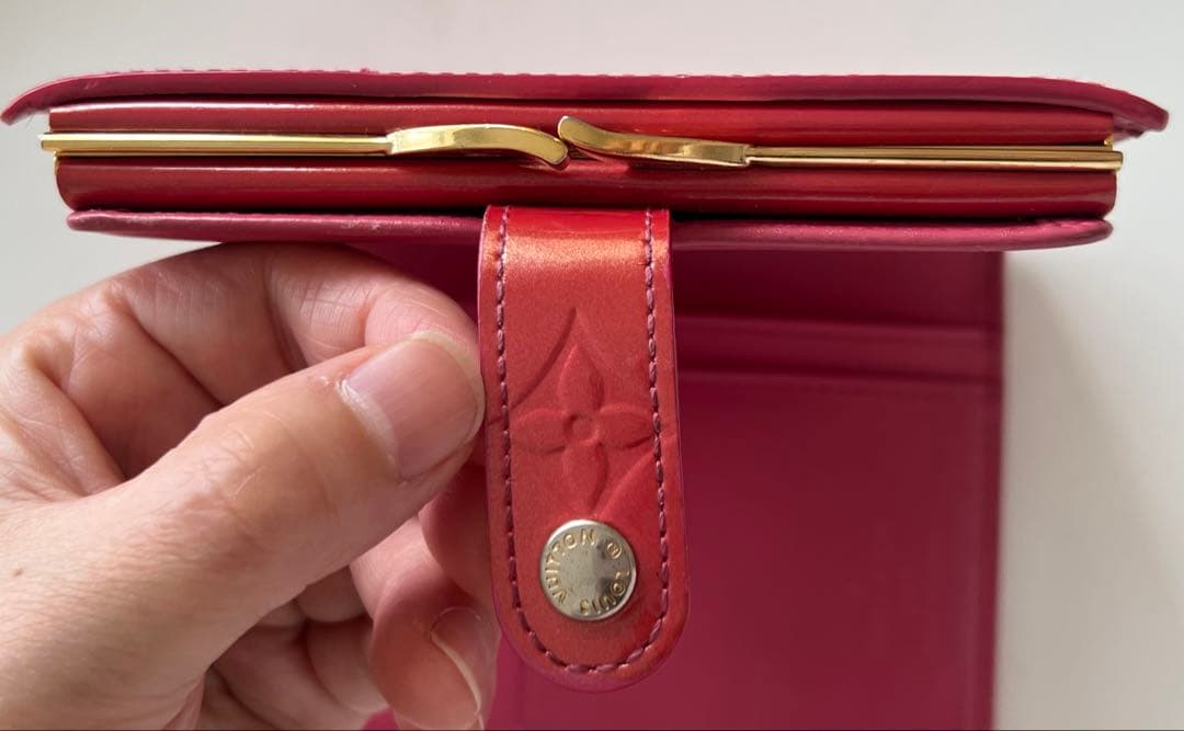 美品！ルイヴィトン　ヴェルニ　ポルトフォイユ　ヴィエノワ　がま口財布
