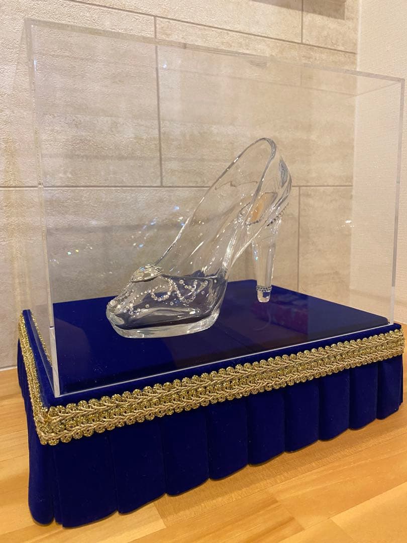 美品✨エマ EMMA 履けるガラスの靴デコレーションハート専用ケース付き 結婚式