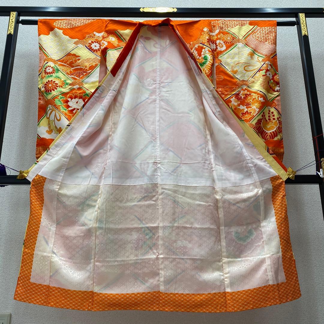 502agu2◎七五三 7歳 女児 着物のみ◎美品