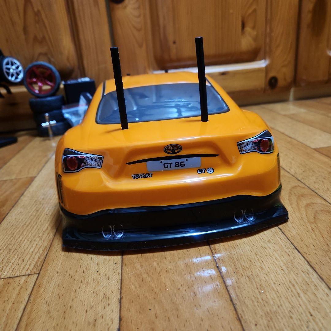 ■専用■　タミヤ ドリフト ラジコン フルセット　TT01　typeE　橙　86