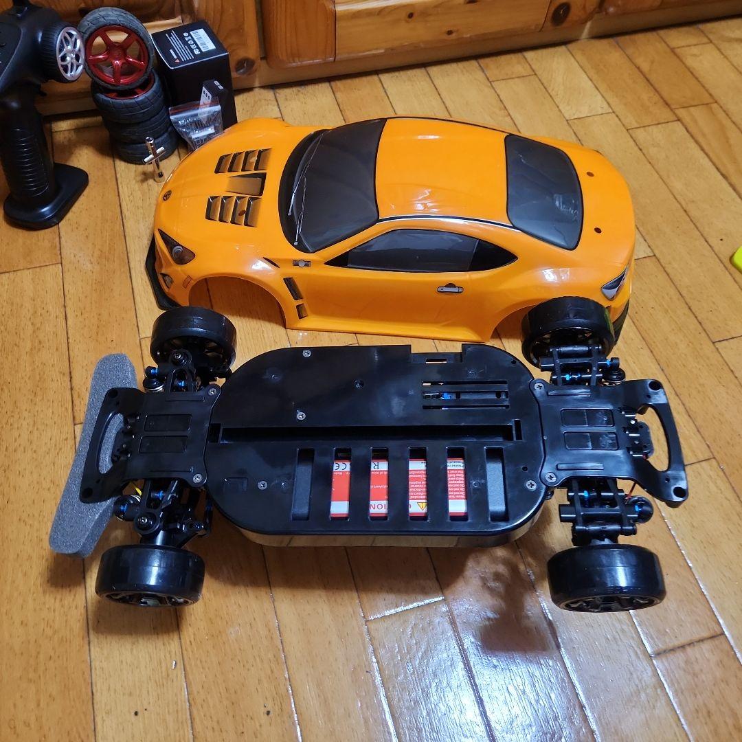 ■専用■　タミヤ ドリフト ラジコン フルセット　TT01　typeE　橙　86