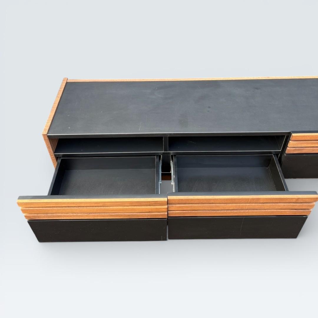 MKマエダ アコール テレビボード 150cm ウォールナット ルーバー モダン