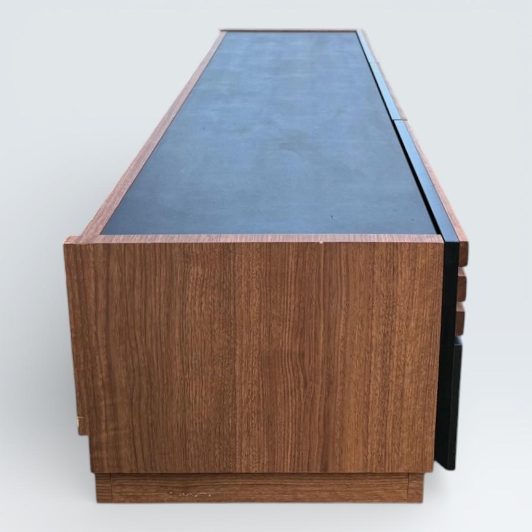 MKマエダ アコール テレビボード 150cm ウォールナット ルーバー モダン