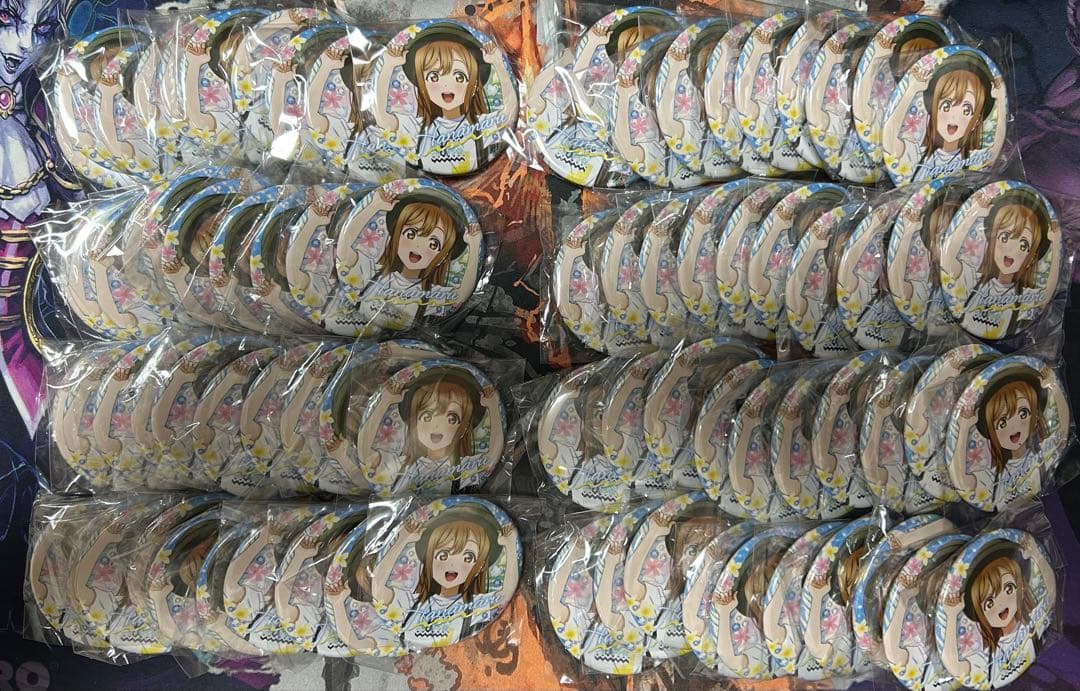 【C104】AZALEA/国木田花丸 缶バッチ80個【ラブライブ!】