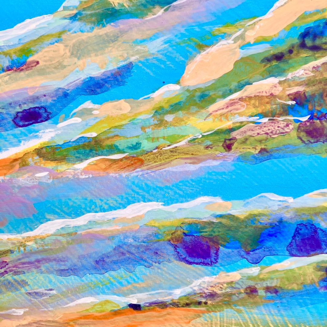 sunrise＊大きめ絵画　原画　風景画　海　空　朝日　夕日　キレイ　沖縄