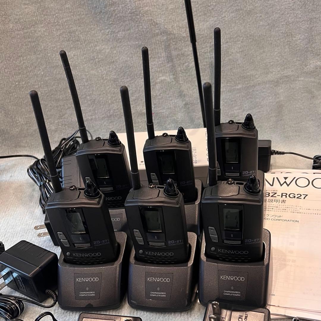 KENWOOD 特定小電力トランシーバー UBZ-BG20R/RG27 セット