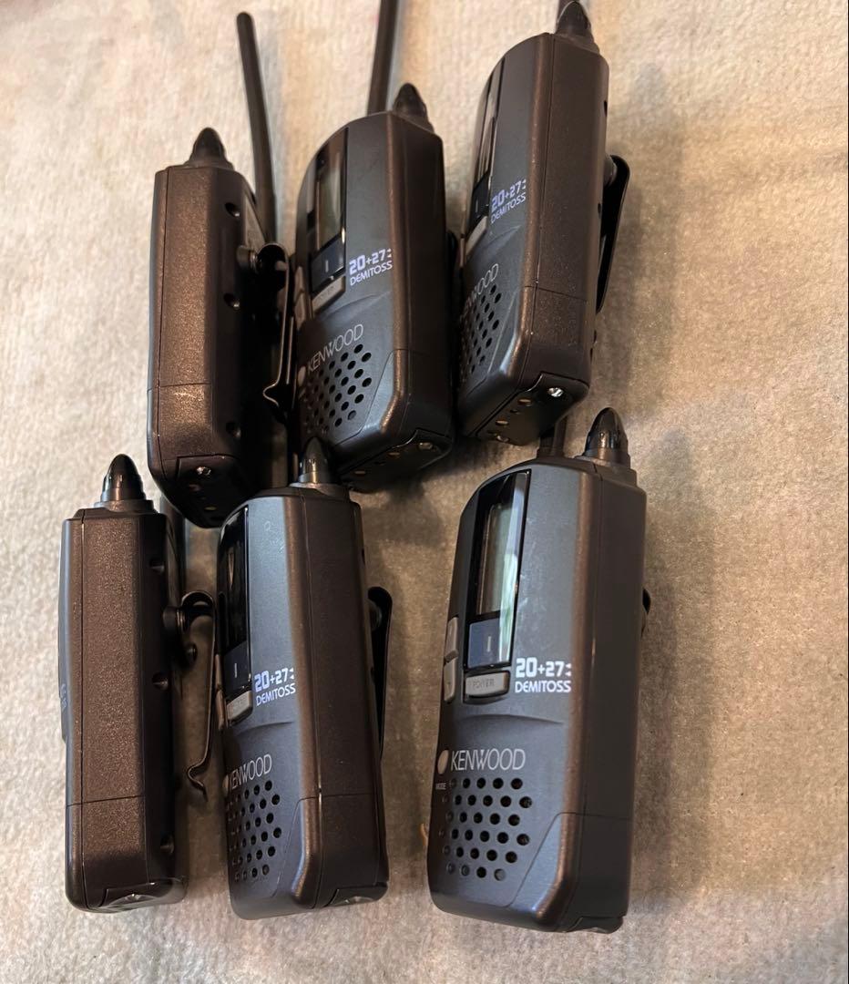 KENWOOD 特定小電力トランシーバー UBZ-BG20R/RG27 セット