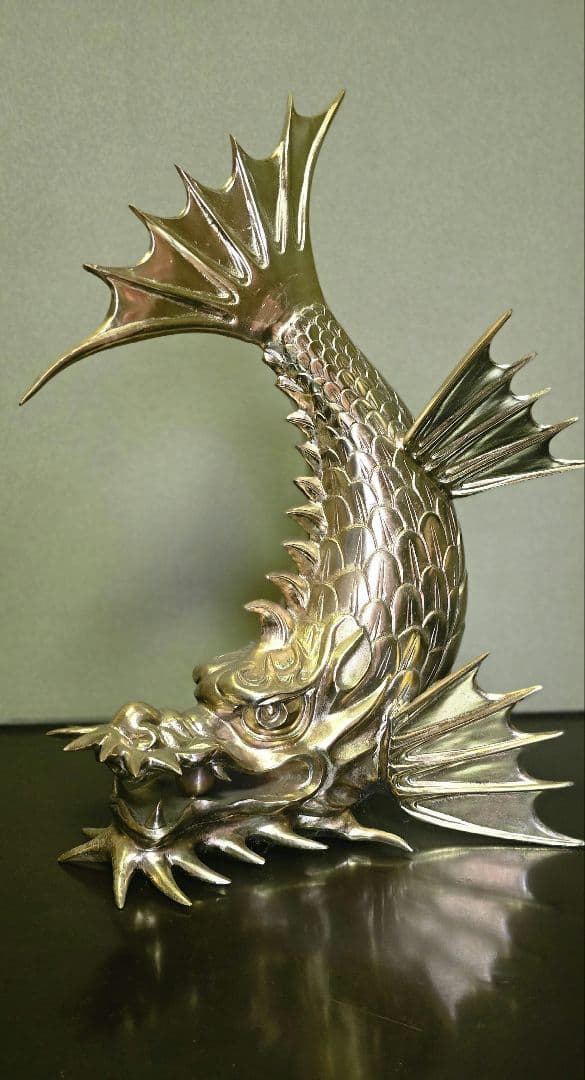 豪華 18金メッキ シャチホコ 2体セット