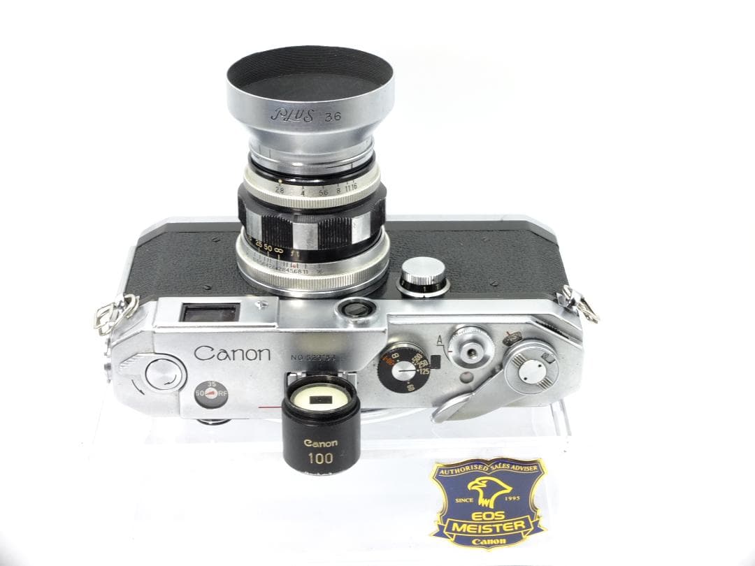 【実写確認整備品】キャノン L2／50㎜f2.8ゼブラ・フード付