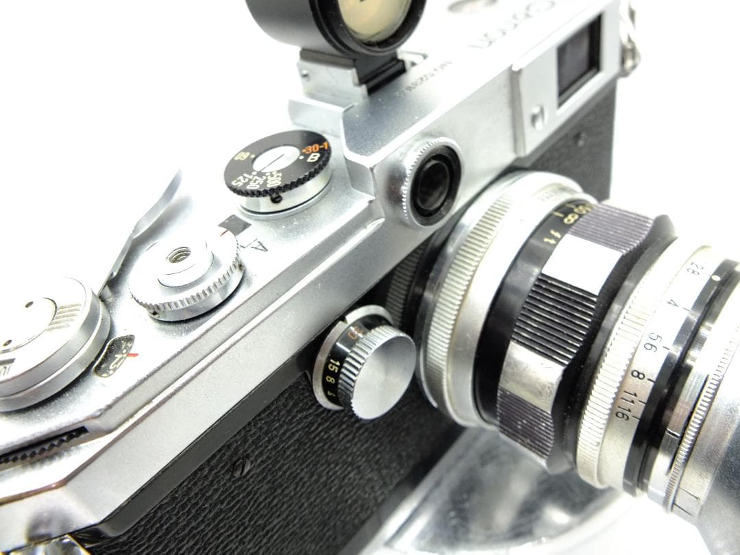 【実写確認整備品】キャノン L2／50㎜f2.8ゼブラ・フード付