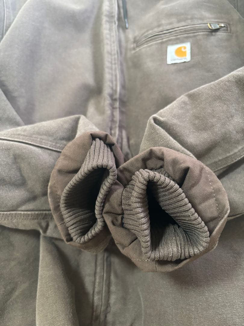 Carhartt カーハート アクティブジャケット ダークブラウン L フェード
