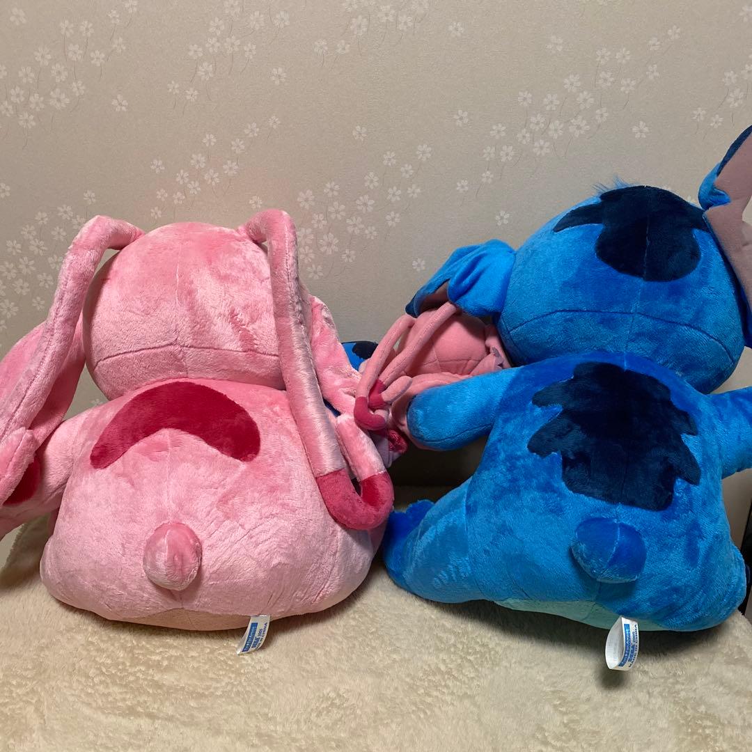 【セール】　ディズニー　スティッチ エンジェル　ぬいぐるみ　パペット　レア　希少