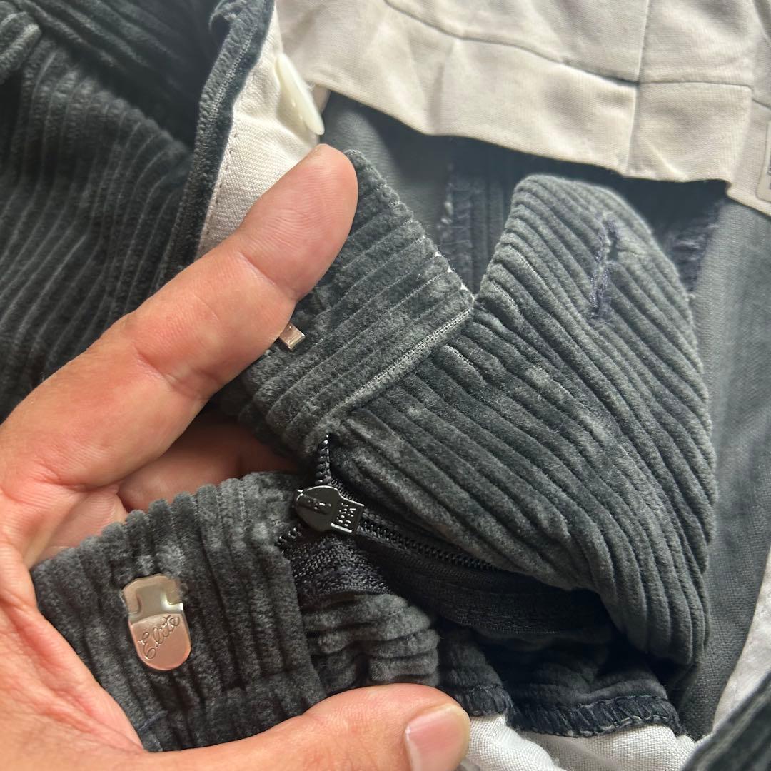 -90s ブルックスブラザーズ ブラックコーデュロイパンツ USA製 32×30