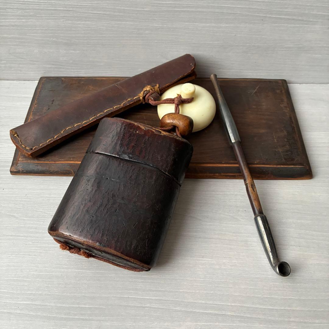 煙管　キセル　煙草入れ　喫煙具　年代物　古民具　工芸品