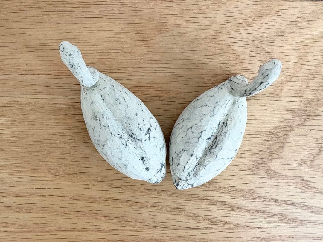 クロヌマタカトシさん　ペア　スワンのオブジェ