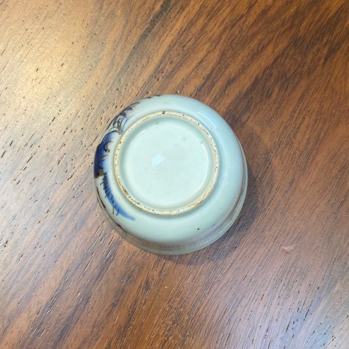 古伊万里湯呑　金彩上絵彩色