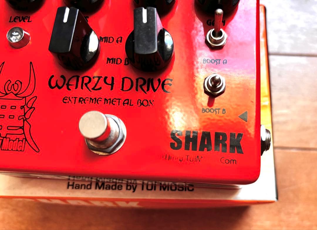 動作確SHARK WARZY DRIVE ギター　エフェクター