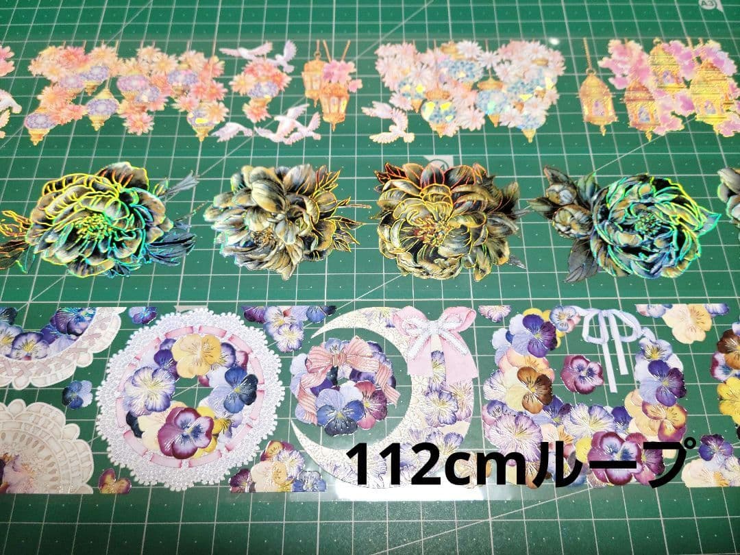 ✿.海外マステお花装飾7種1ループずつ✿.