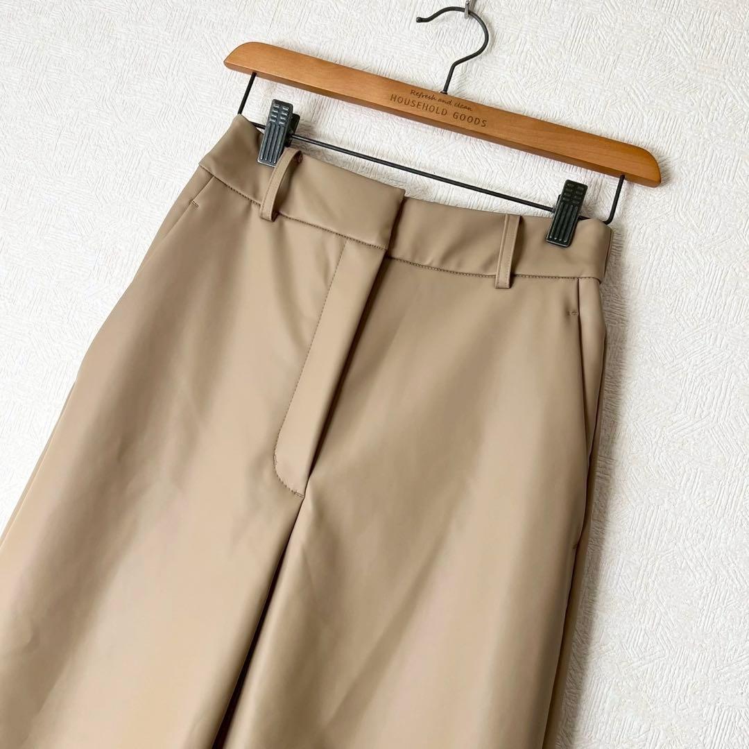 タグ付 Heve 2024AW rubber pants キャメル 36