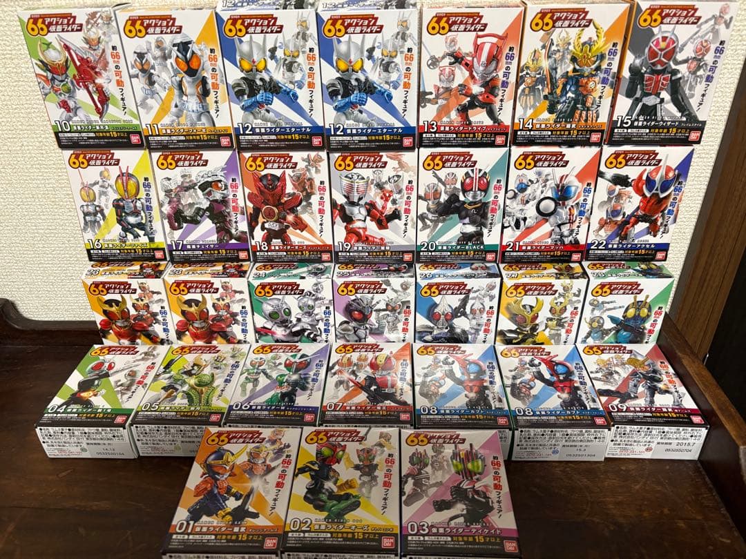 66アクション　仮面ライダー　シークレット含むコンプセット