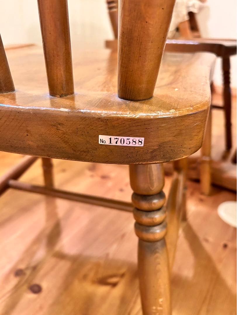 最終値下げにします‼️アンファンダイニングテーブルセット