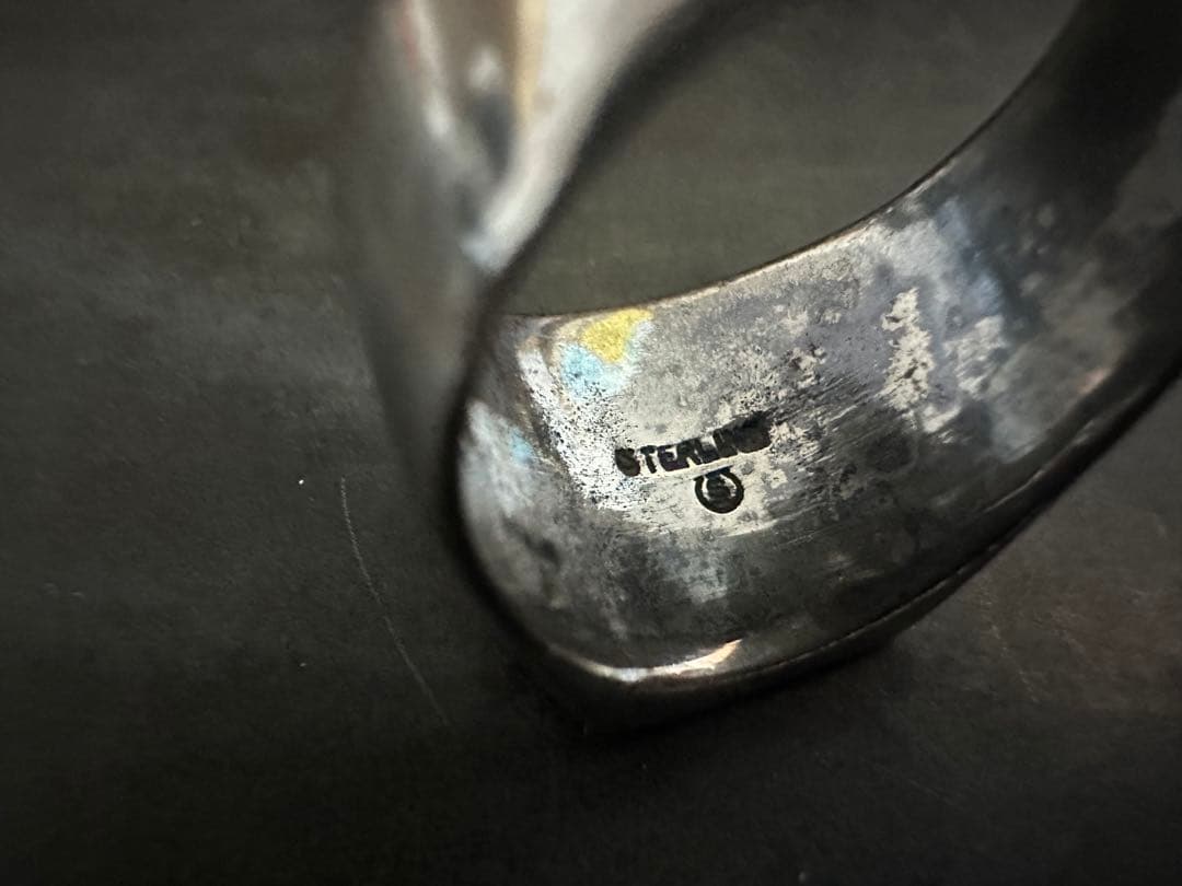 希少　ヴィンテージ　リング　シルバー　925 アンティーク　アメリカ　アーミー