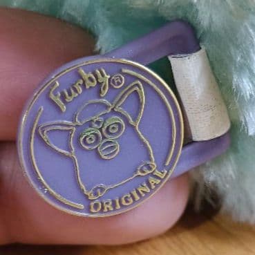 【希少】ファービーベイビー 日本語版 ミントグリーン 1999年 レトロ