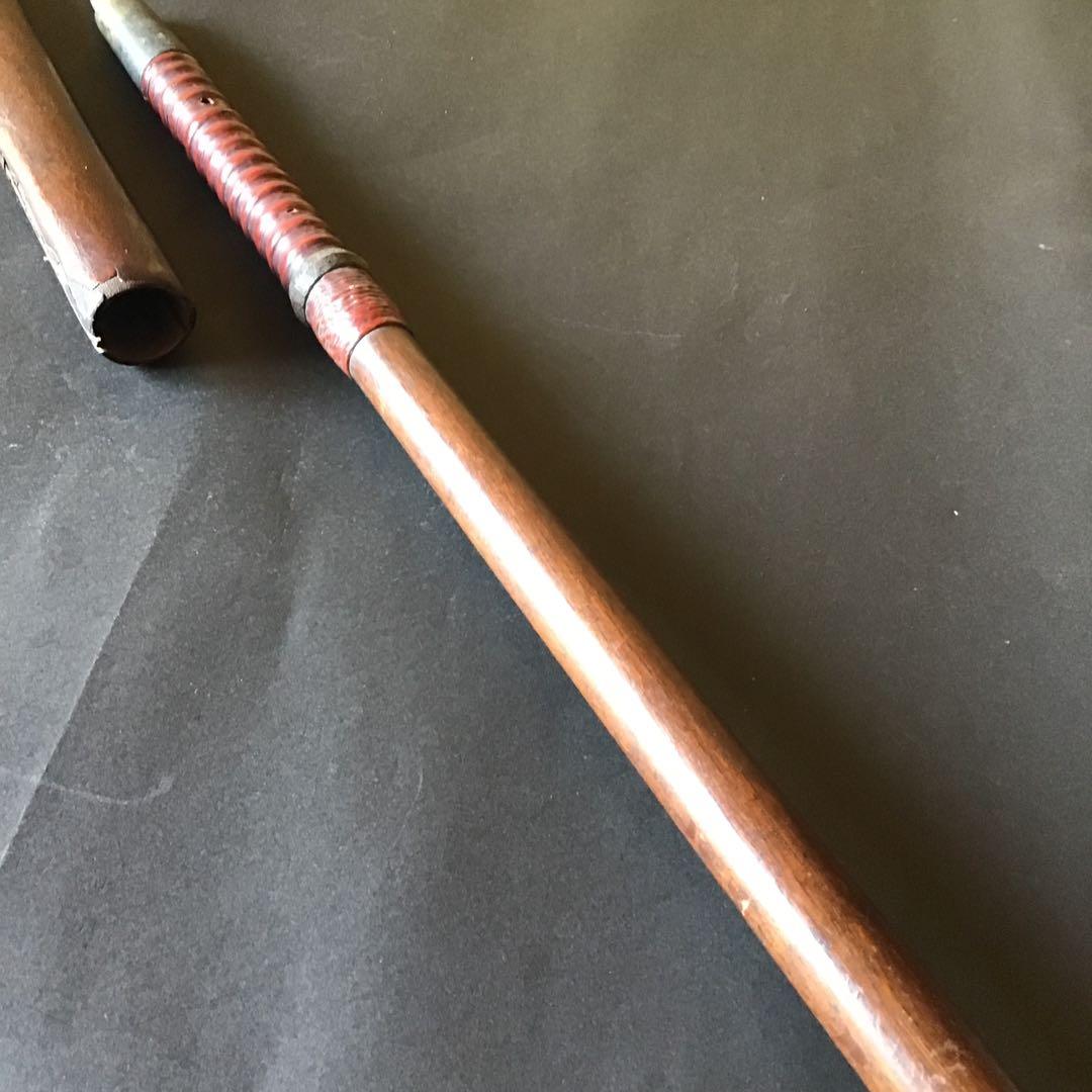 朱色　鑓拵　江戸期　部屋飾りに