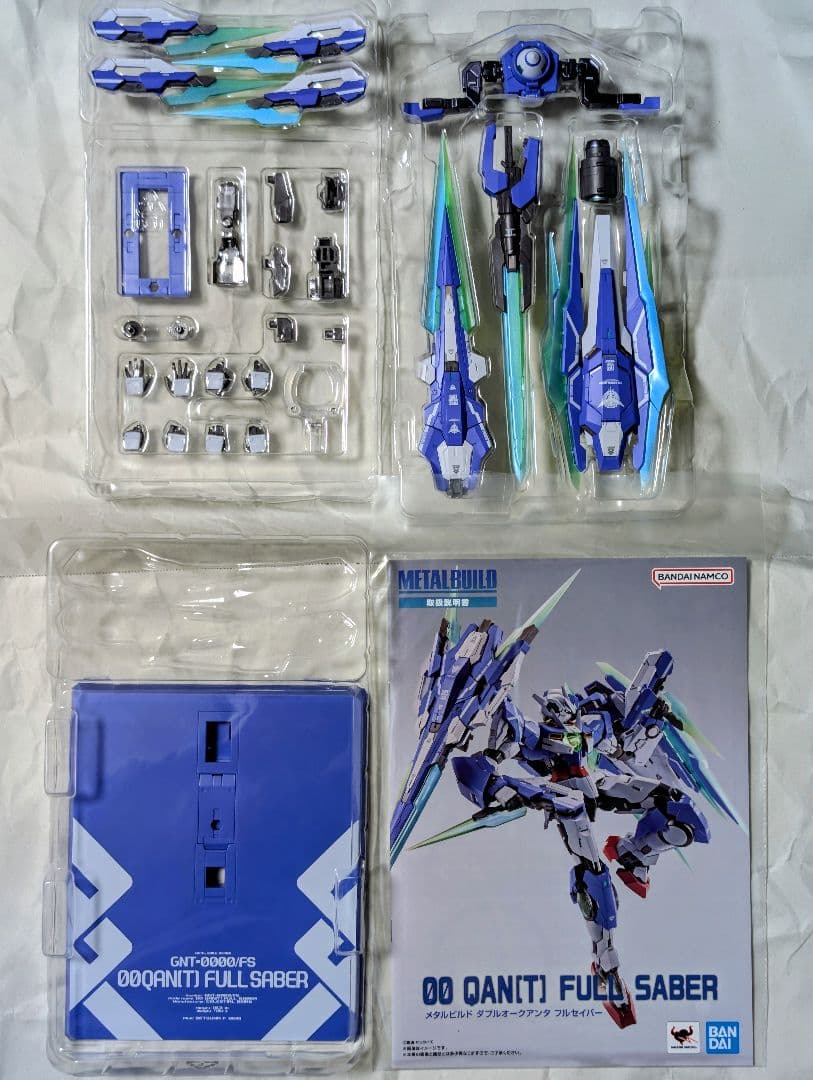 L BUILD ダブルオークアンタ フルセイバー メタルビルド