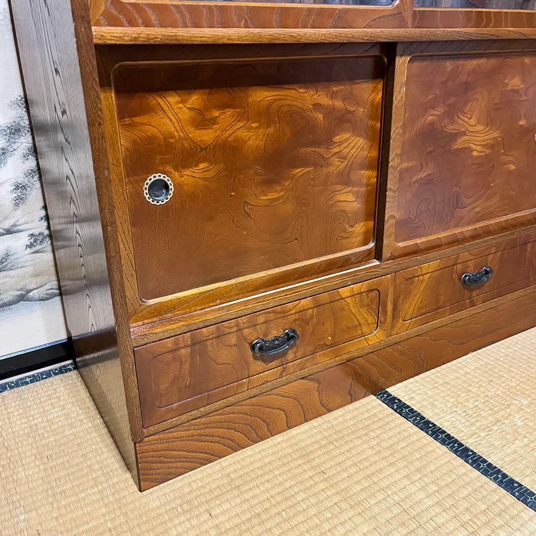 水屋箪笥 和箪笥 茶箪笥戸棚 昭和レトロ