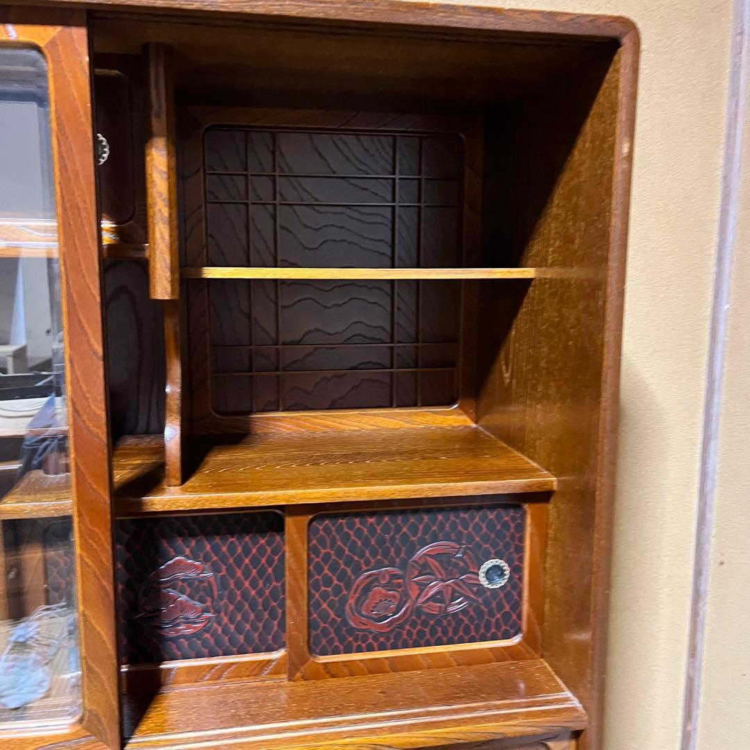 水屋箪笥 和箪笥 茶箪笥戸棚 昭和レトロ