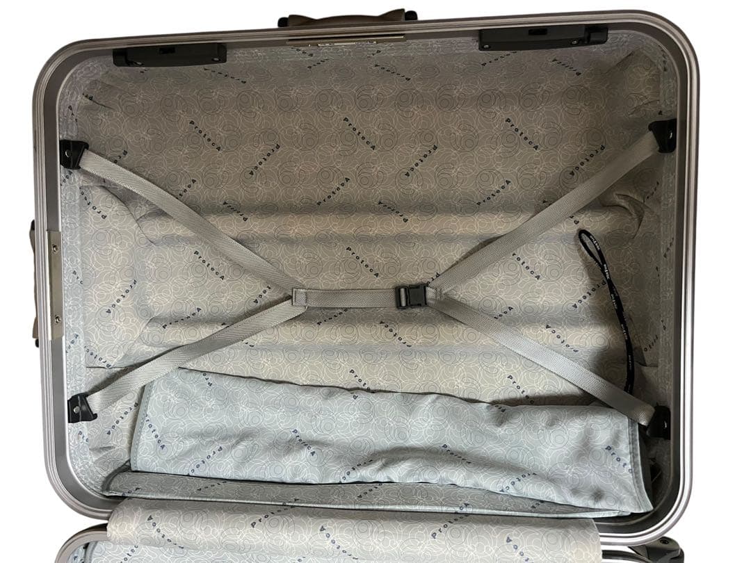 【週末セール】プロテカ 80L シルバー スーツケース 大容量　PROTECA