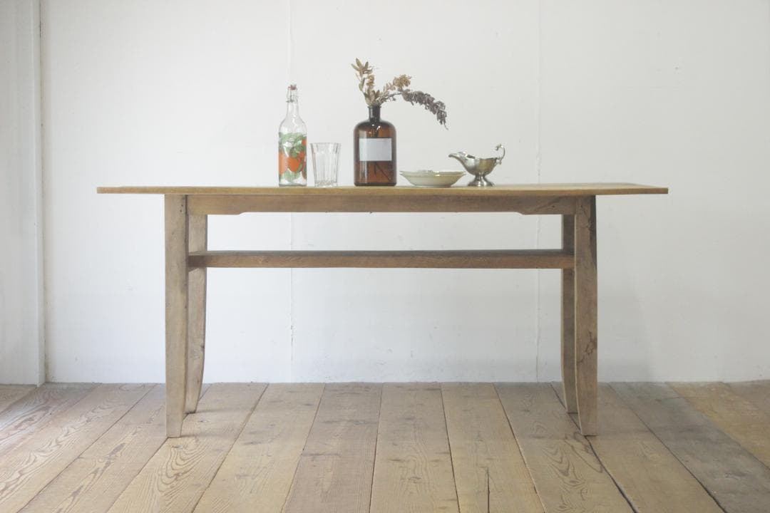 ヴィンテージ ダイニングテーブル 作業台 長机 無垢材 展示台 飾り台