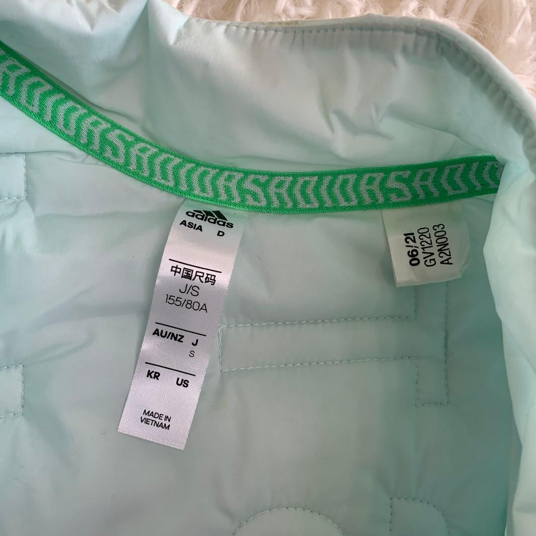 アディダス　キルティング　セットアップ　裏起毛　柄　ロゴ　ゴルフウェア