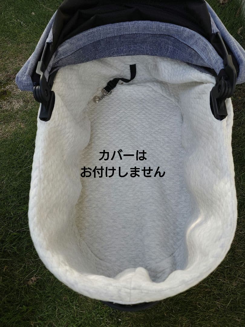 AIRBUGGY　DOME3 ラージ ペットカート メランジデニム