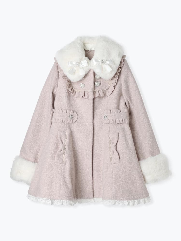 NOEMIE新品さきまるちゃんコラボ♡ヨークフレアコート