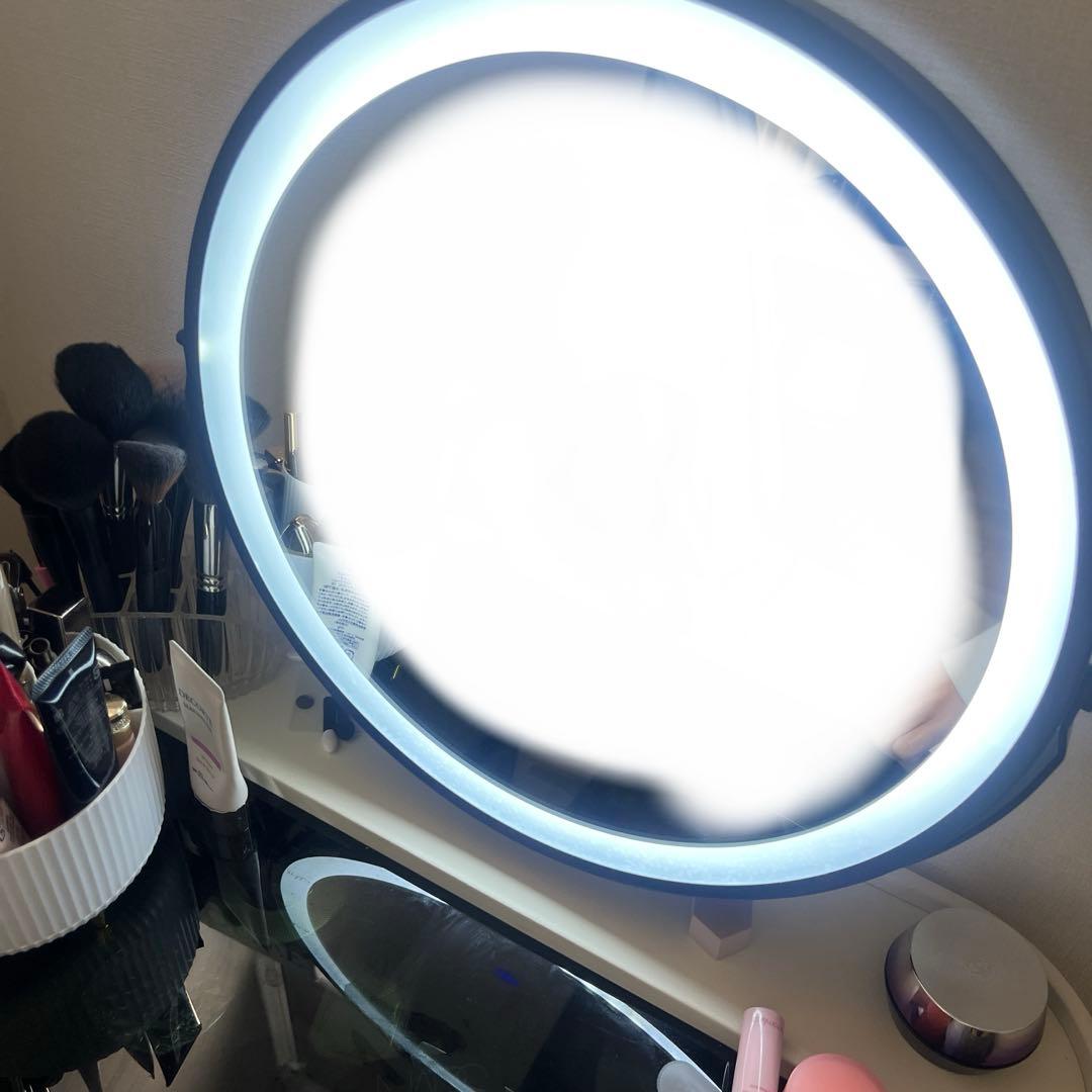 ホワイト ドレッサー ミラー付き