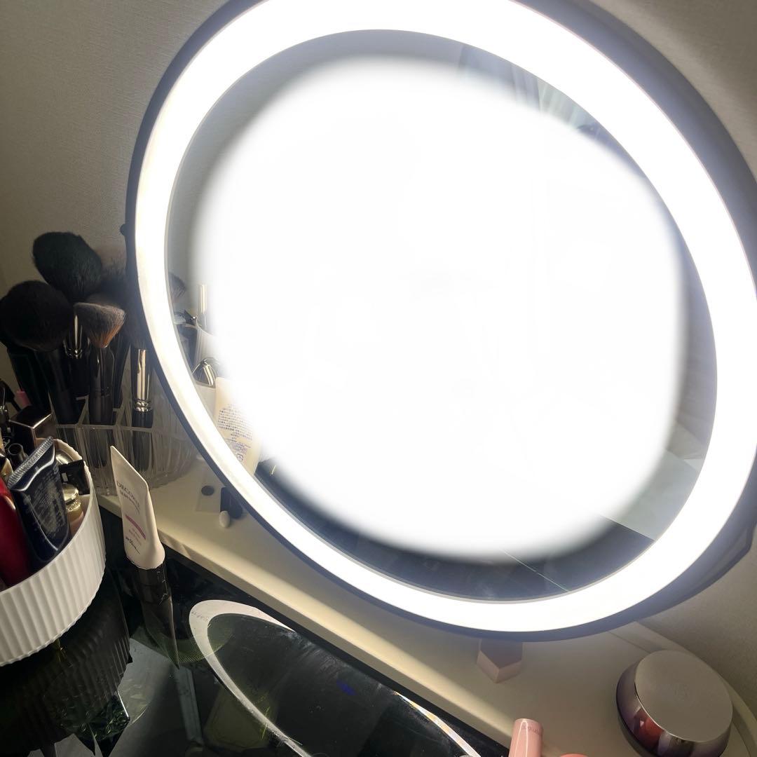 ホワイト ドレッサー ミラー付き