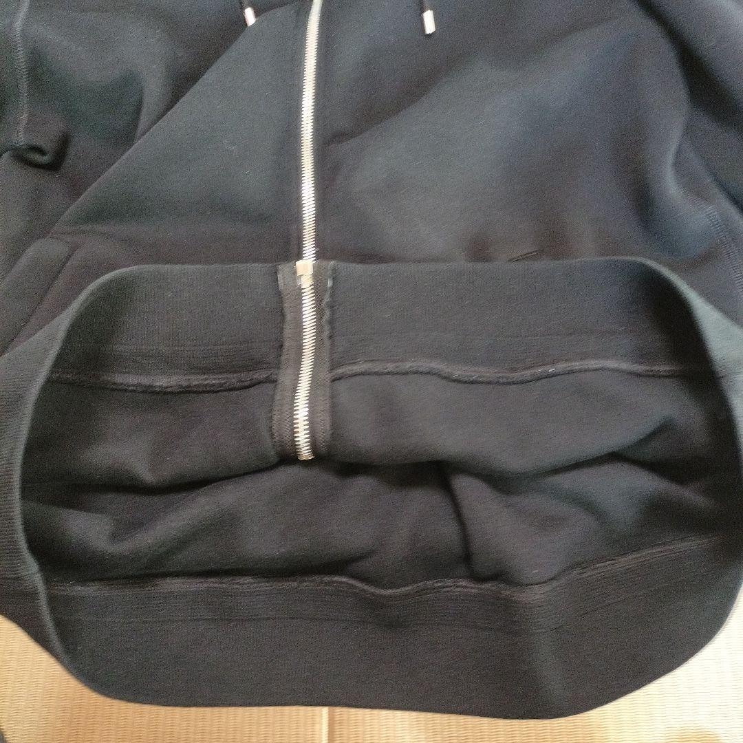 LOUIS VUITTON ジップアップパーカー シルバー金具 LVロゴ メンズ