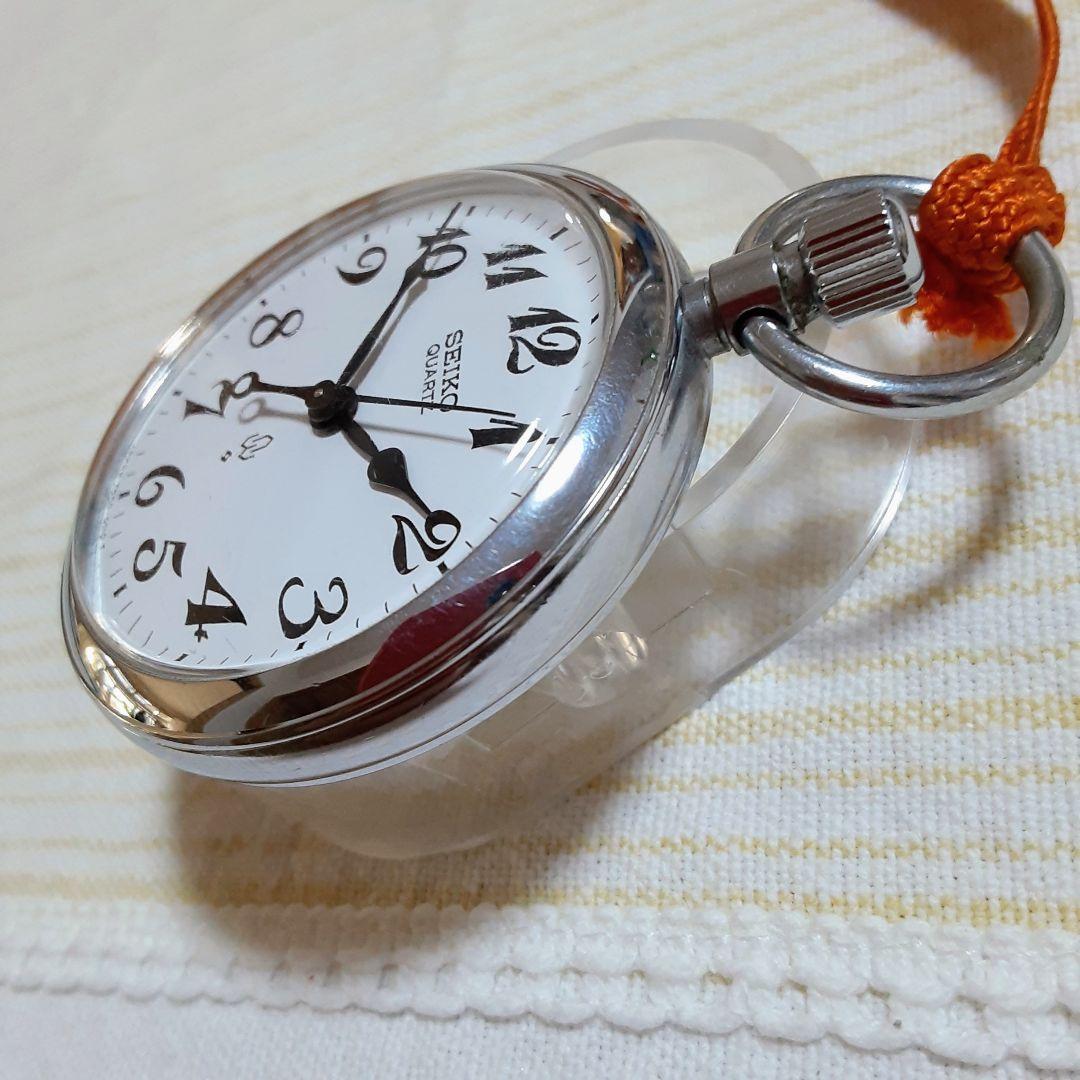 稼働美品　1981年SEIKO諏訪懐中時計 鉄道時計国鉄四国7550−0010