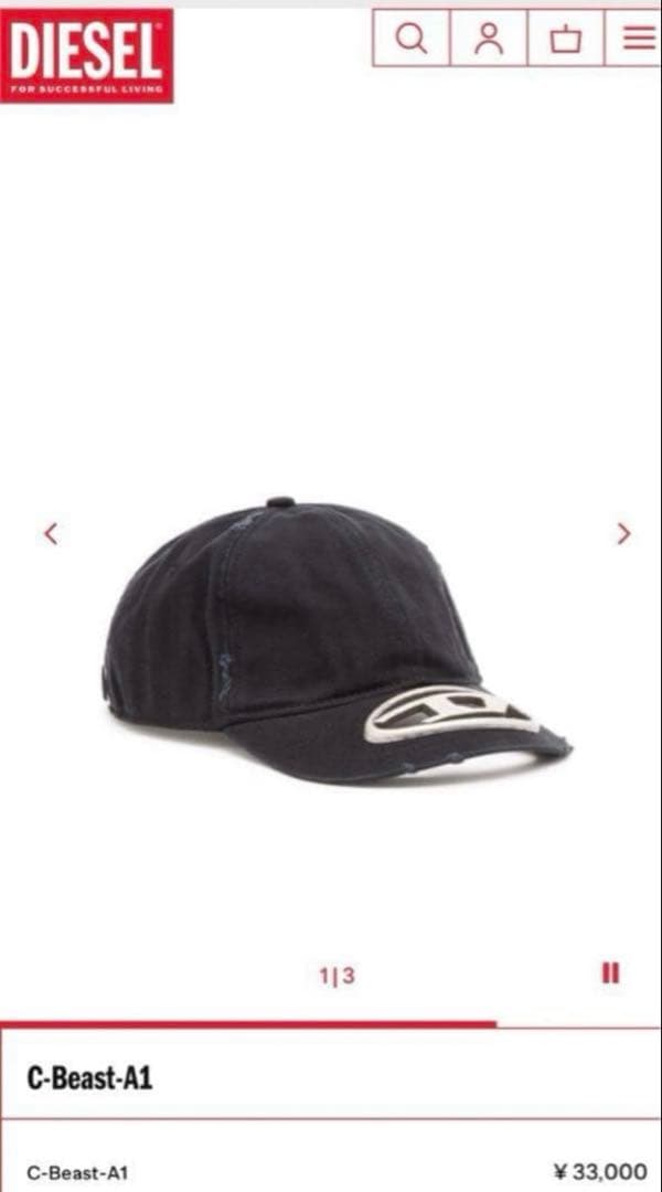 帽子 diesel C-Beast-A1