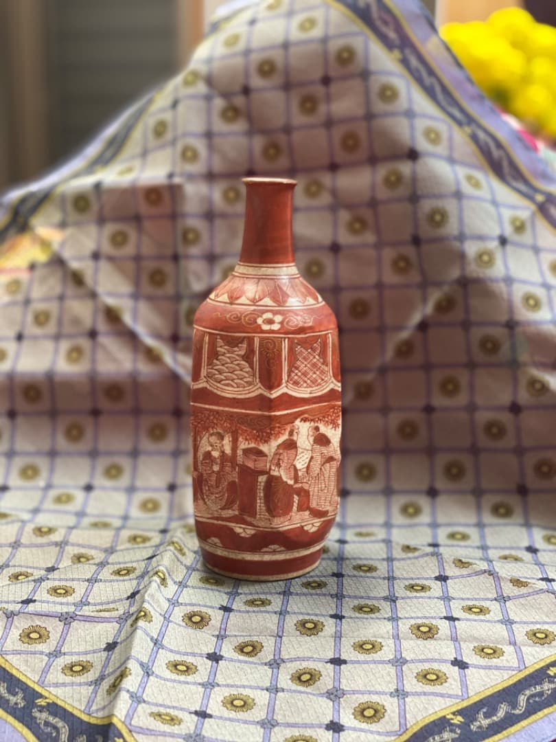 古九谷　九谷焼　赤絵　浅井一毫　旭山　庄三　アンティーク九谷焼