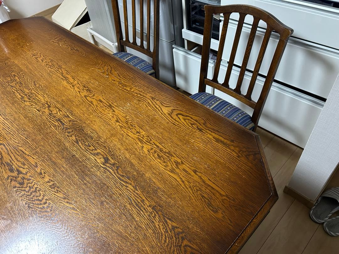 直接/近藤工芸 Solid Furniture オーク在　ダイニングセット