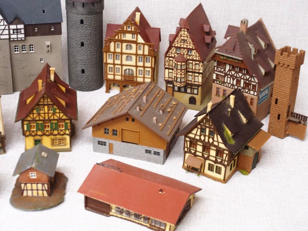 Nゲージ 建物 ストラクチャー セット ジオラマ用 B