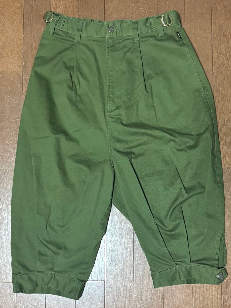 glamb Cropped Work Pants クロップドワークパンツ　カーキ