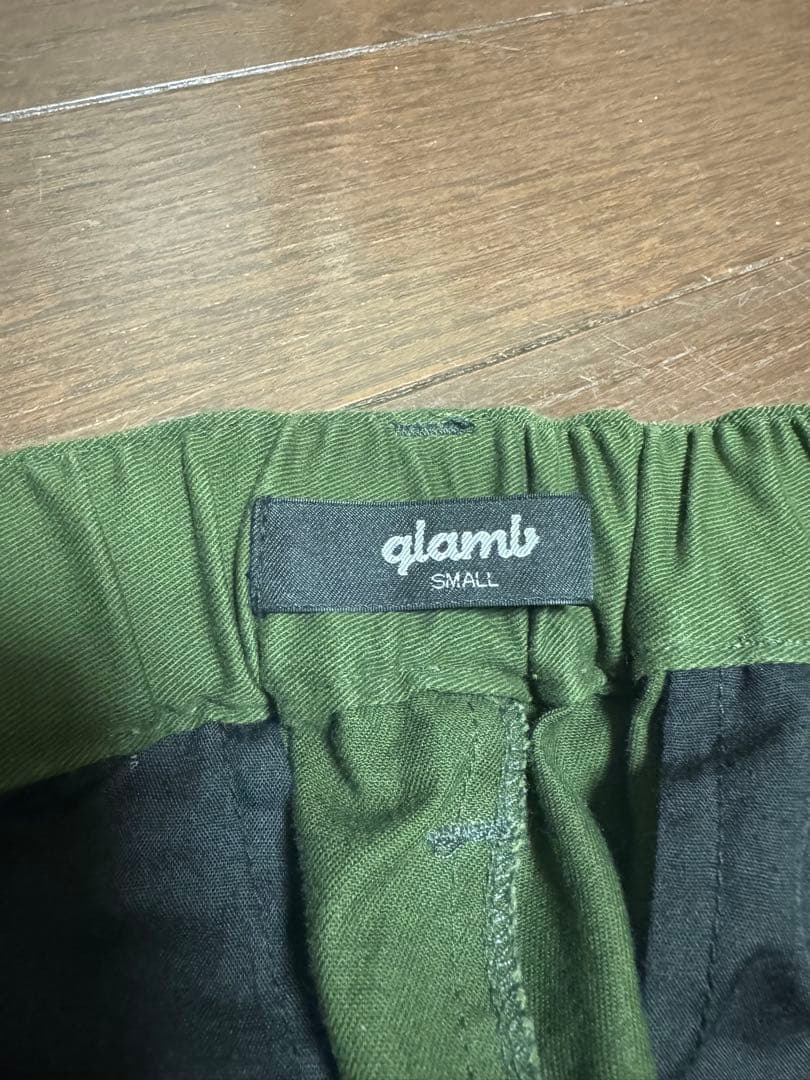 glamb Cropped Work Pants クロップドワークパンツ　カーキ