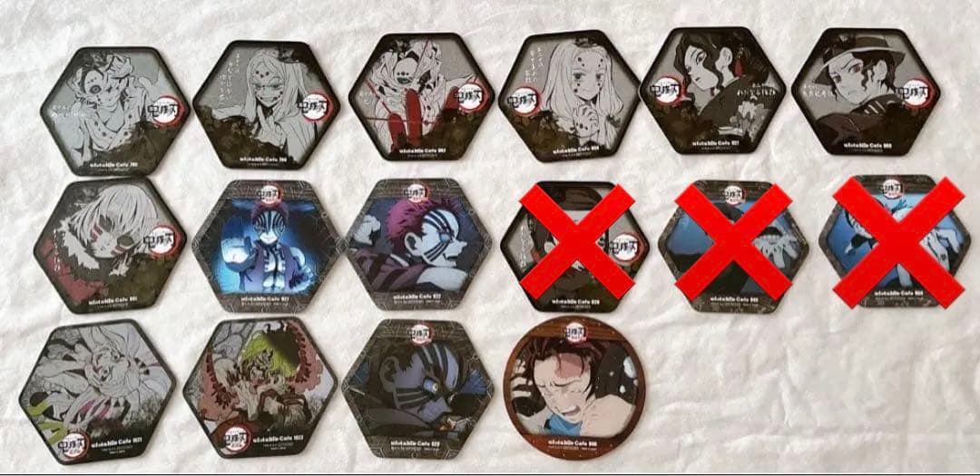 鬼滅の刃 ufotable カフェ 日没メニュー限定 コースター 鬼